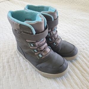 Merrell Snow Storm Waterproof Insulated Boots Blue Grey Size 4